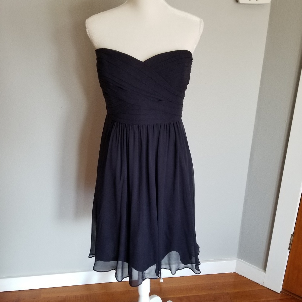Ann Taylor Silk Georgette Fit and Flare dress
